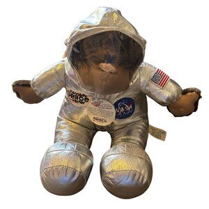 Kennedy Space Center Exclusive Private Ham Space Chimp Plush 9" NASA Suit Silver